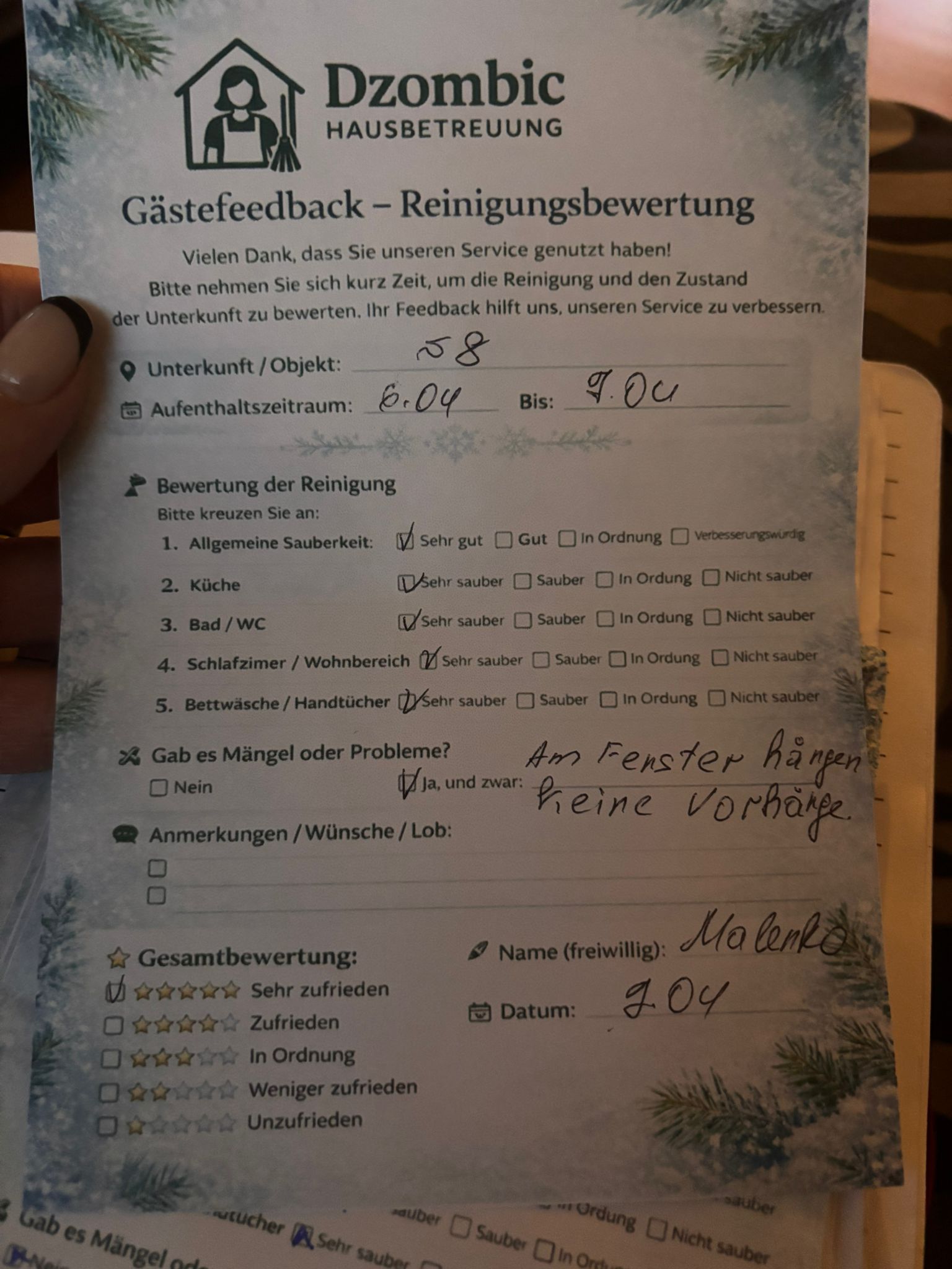 Kundenfeedback 9